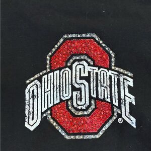 Buckeyes Black Full-Zip Hoodie
